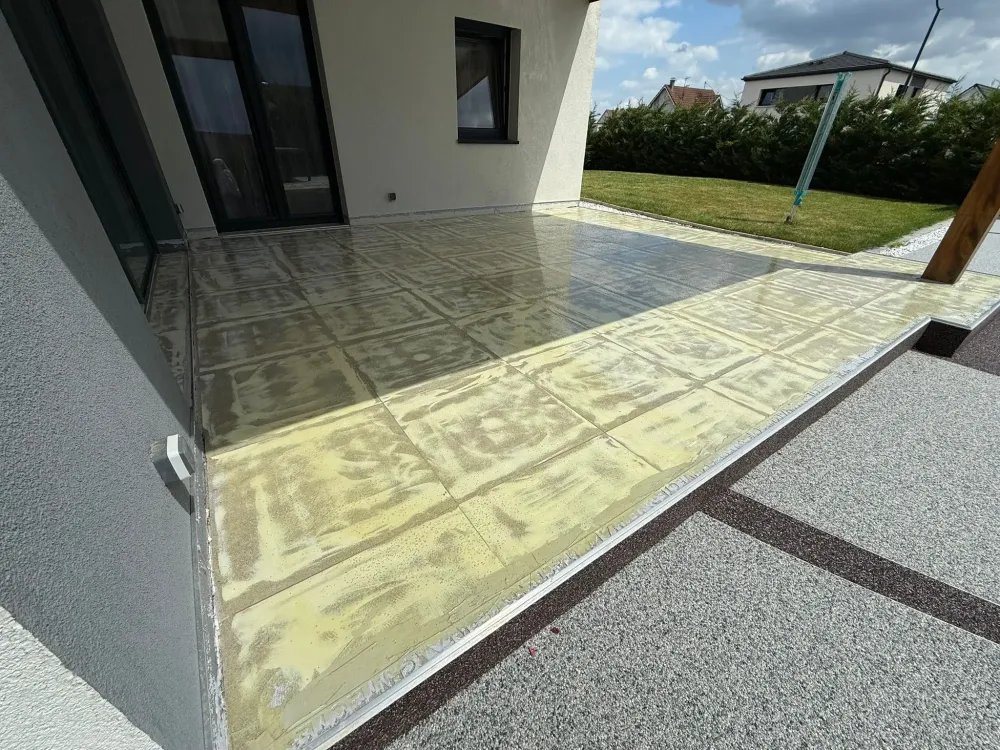 dallage béton près de Rouffach 